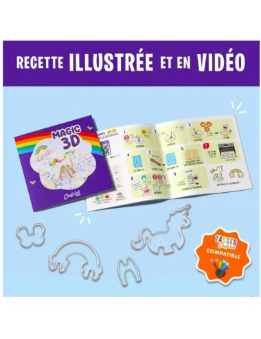 Biscuits licorne 3D...