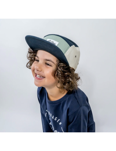 Casquette bleue/verte