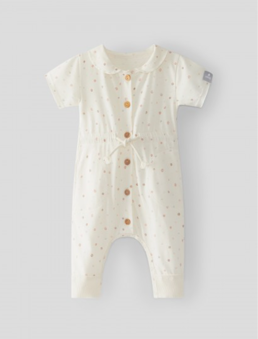 Combinaison longue à pois