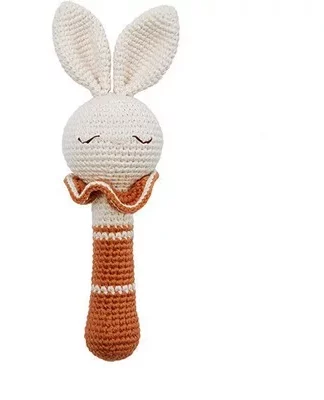 Hochet lapin / terre cuite