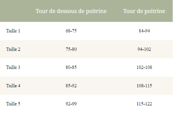 Soutien gorge d'allaitement Fauve