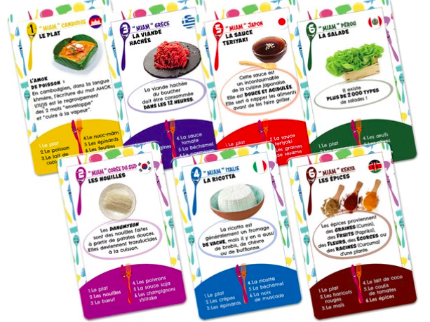 Jeu des 7 miam autour du monde