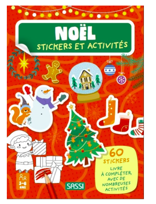 Livre Noël - Stickers et activités