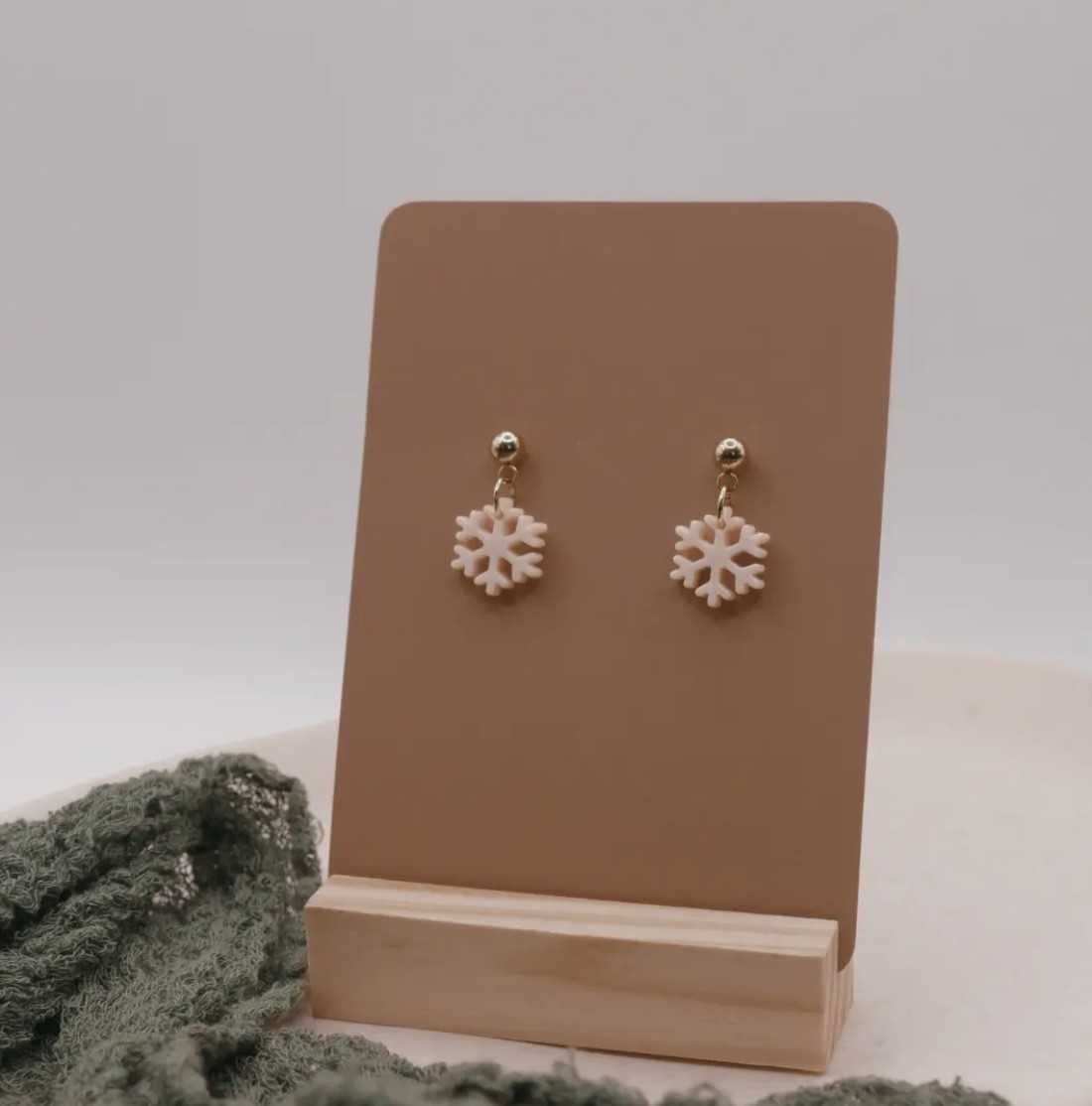 Boucles d'oreilles Snowflake