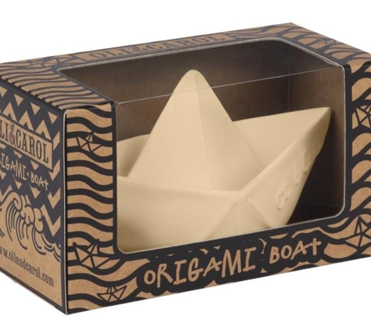 Bateau origamis nude en caoutchouc