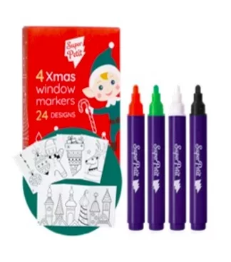 Marqueurs pour fenêtre de Noël