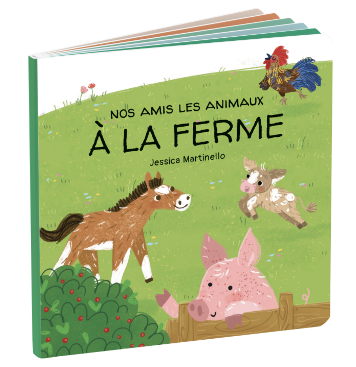 A la ferme : un livret à rabats et un jeu de société : 4+ – Image 2
