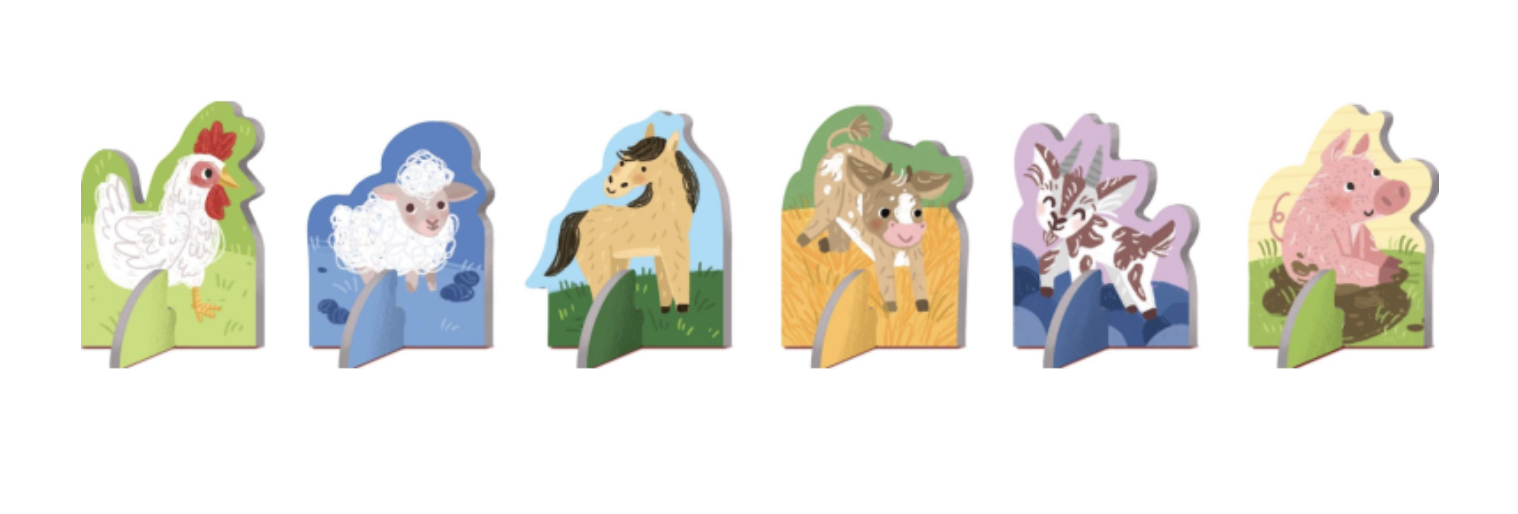 A la ferme : un livret à rabats et un jeu de société : 4+ – Image 4