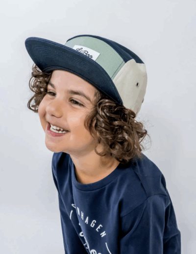 Casquette bleue/verte