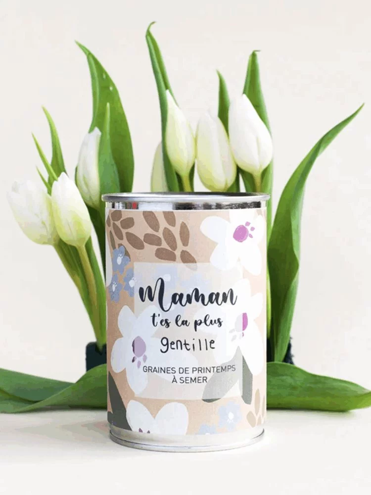 Kit à semer "Maman t'es la plus gentille"