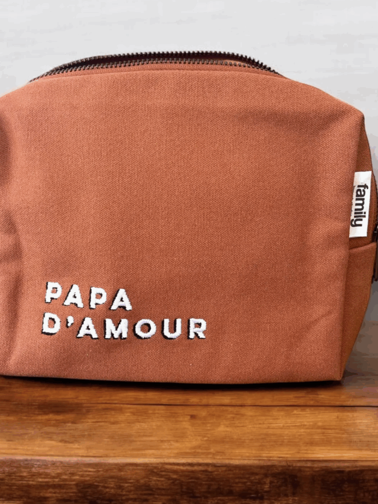 Trousse de toilette PAPA D’AMOUR cuivre