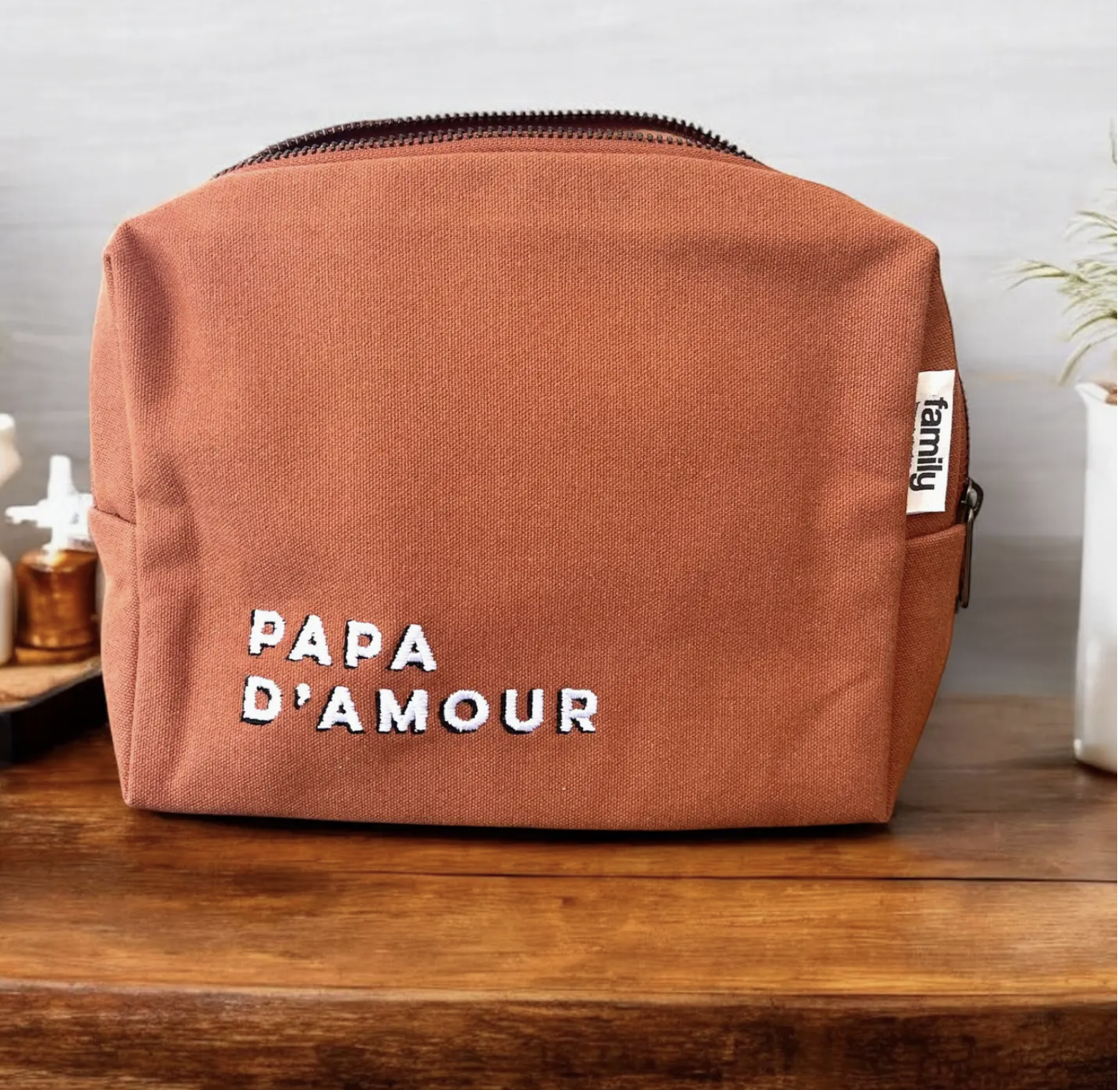 Trousse de toilette PAPA D’AMOUR cuivre