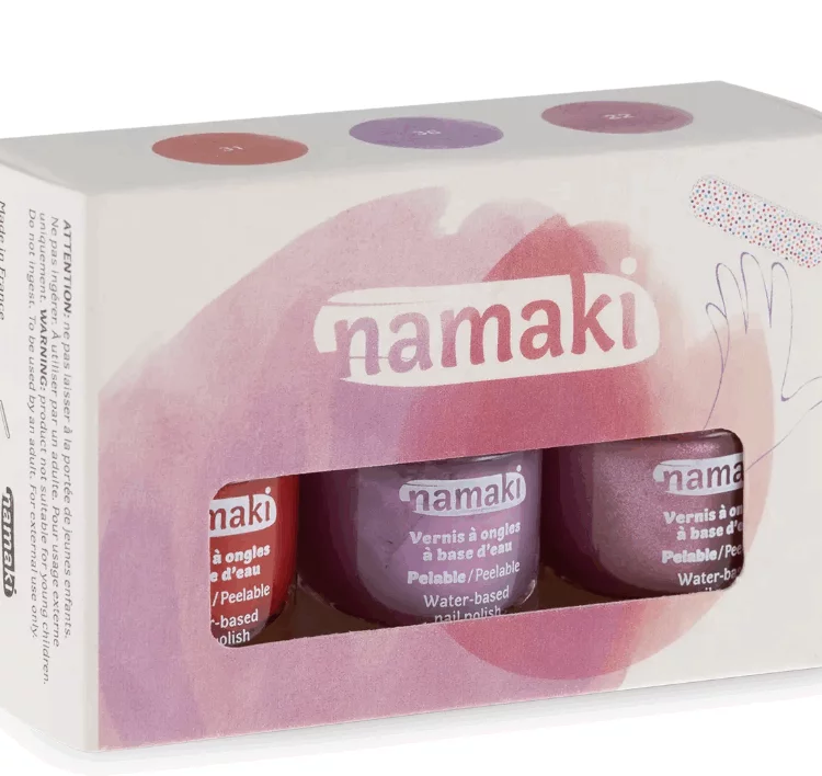 Coffret 3 vernis Rose éternelles