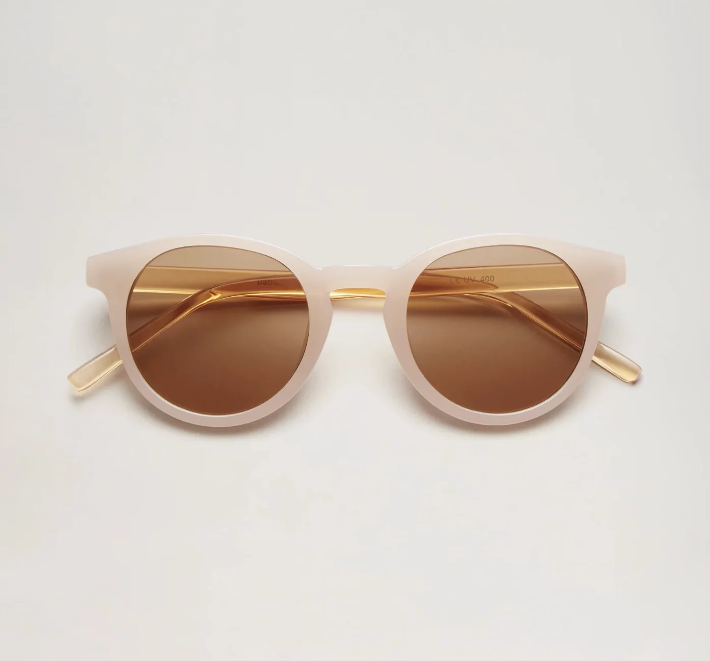 Lunette de soleil adulte rose poudré