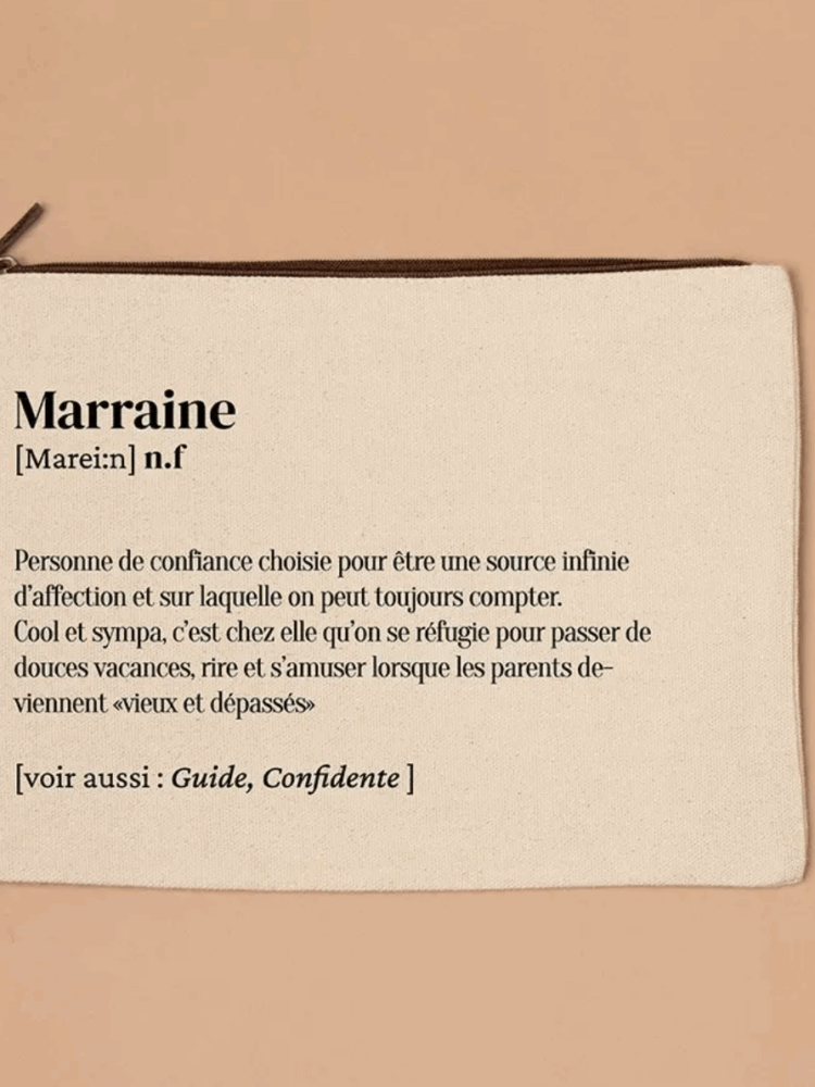 Grande trousse définition Marraine
