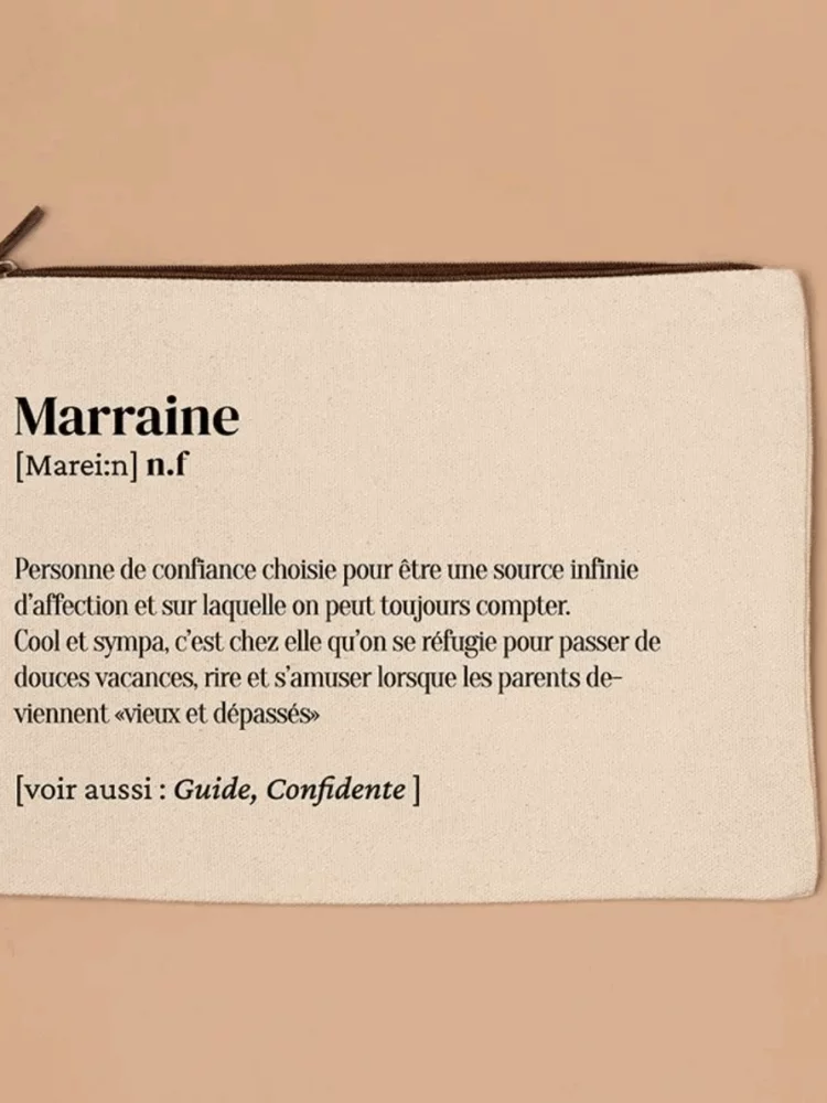 Grande trousse définition Marraine