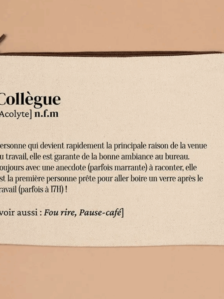 Grande trousse définition Collègue