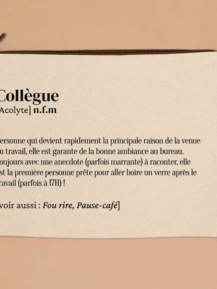 Grande trousse définition Collègue