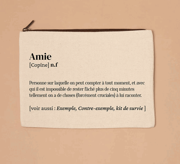 Grande trousse définition Amie