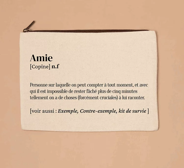 Grande trousse définition Amie