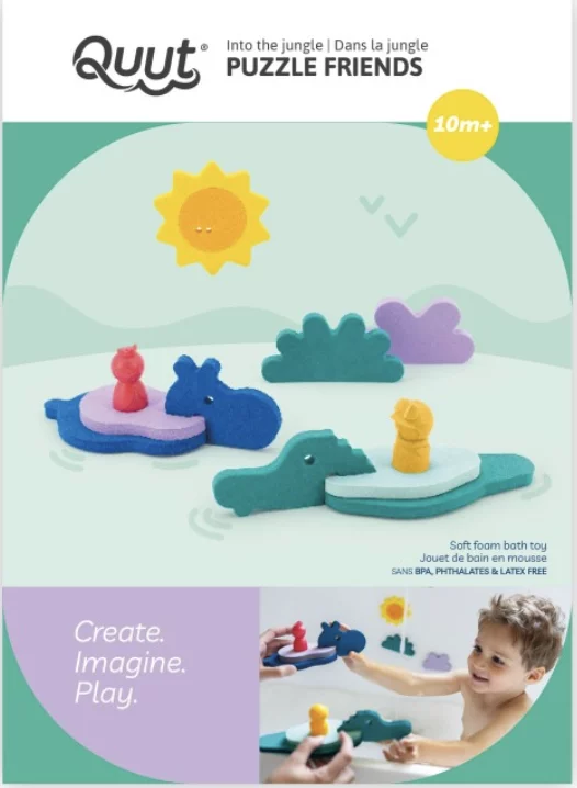 Puzzle de Bain jungle