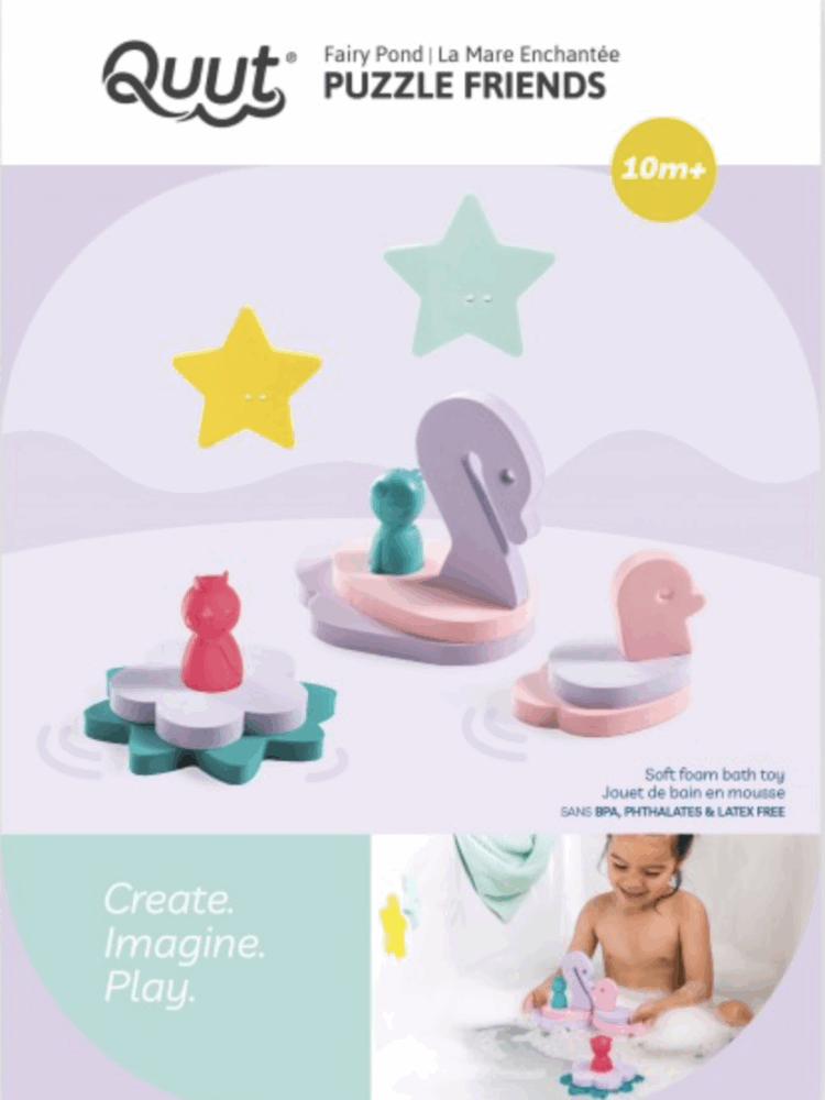 Puzzle de bain Fées étang