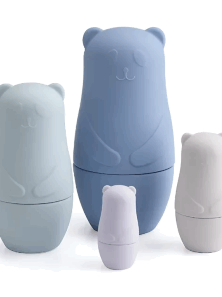 Jouet Montessori poupées russes silicone