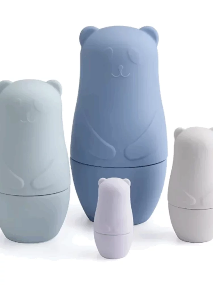 Jouet Montessori poupées russes silicone