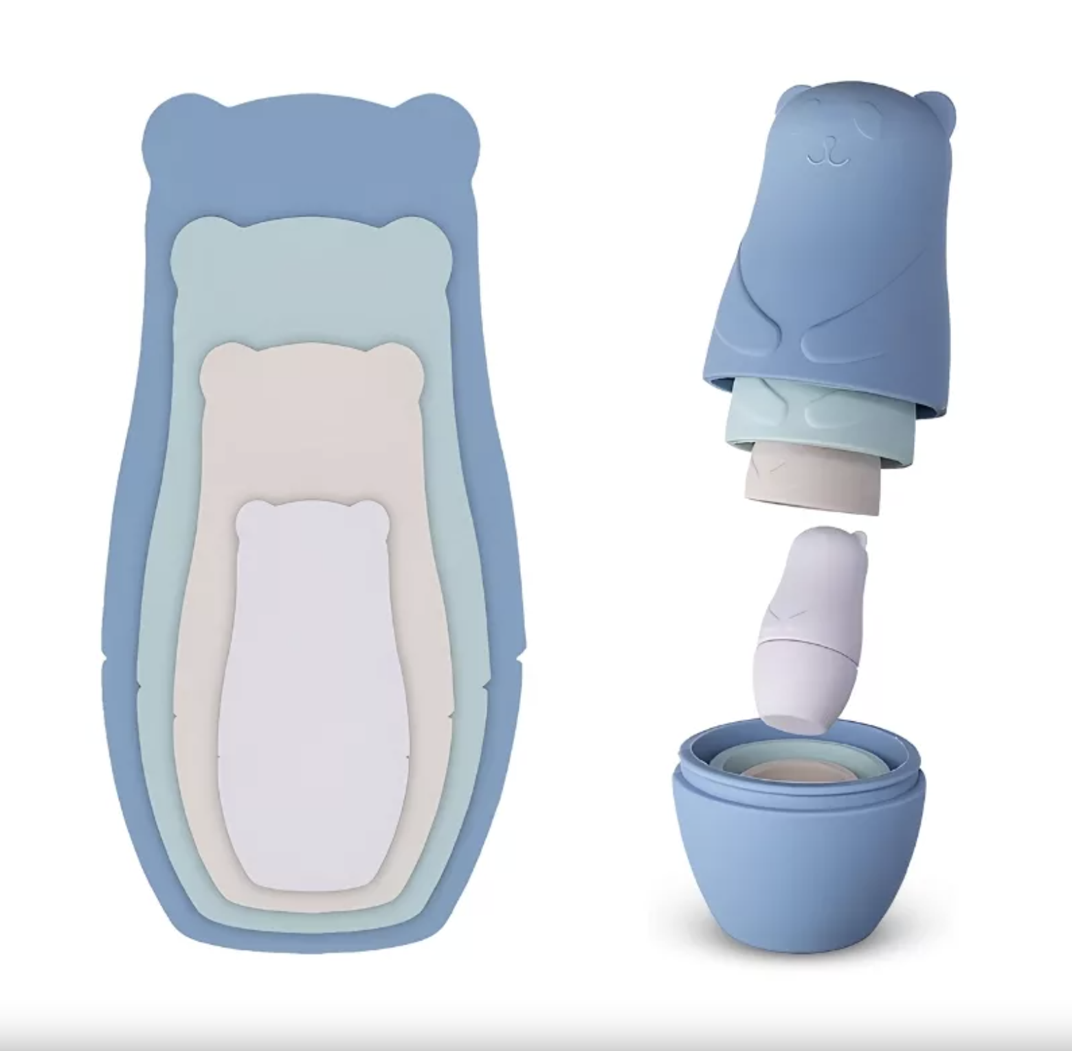 Jouet Montessori poupées russes silicone – Image 2