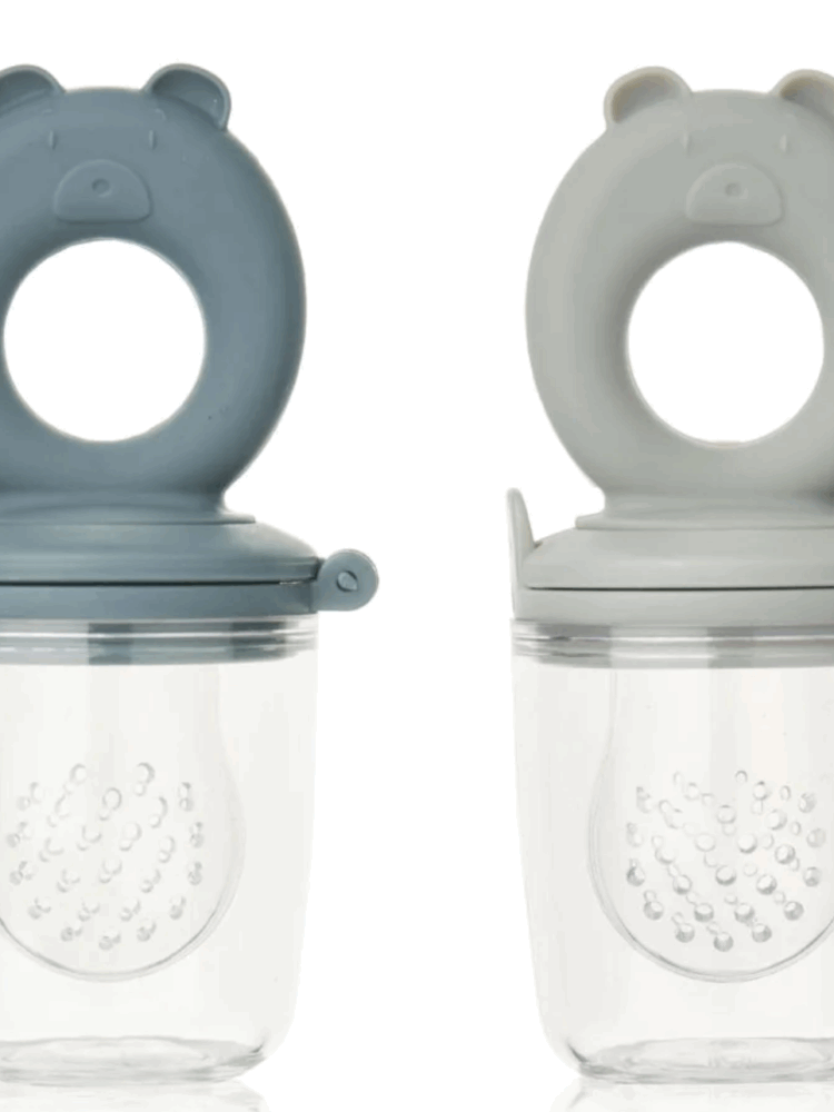 Lot de 2 Grignoteurs Miranda Whale Blue & Dove Blue