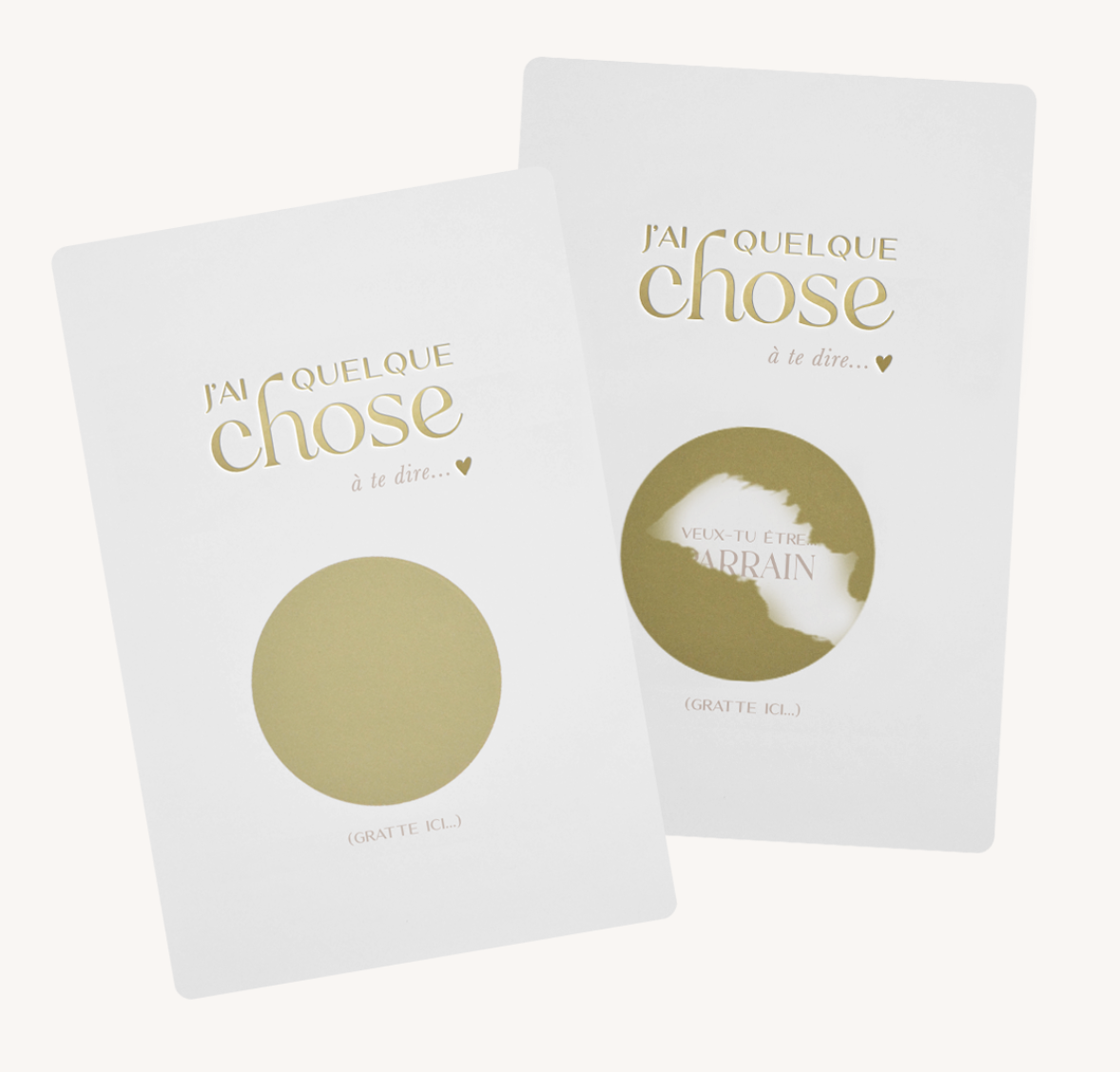 Carte à gratter - veux tu être parrain?