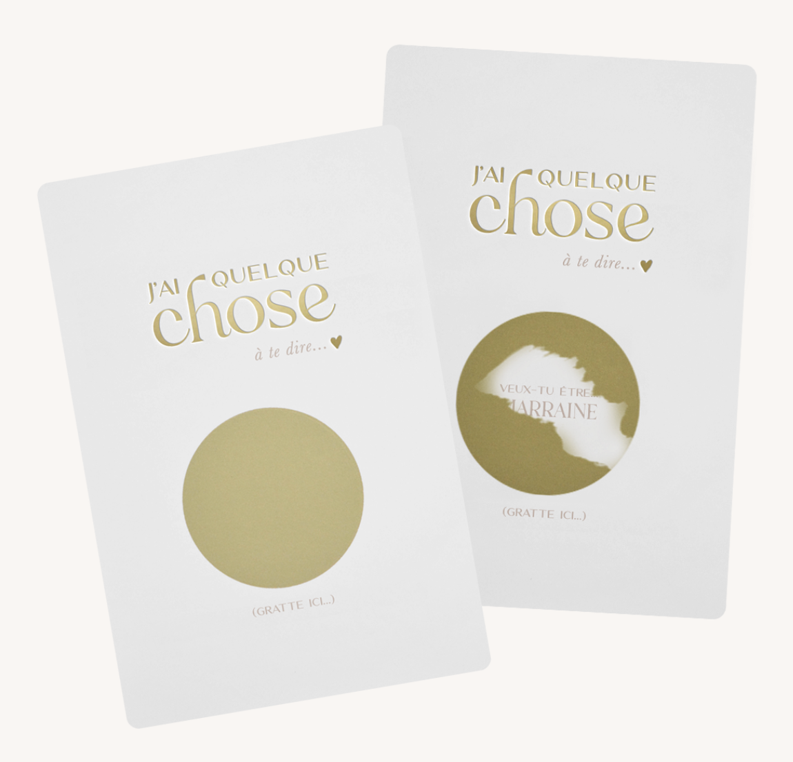 Carte à gratter- veux-tu être marraine?