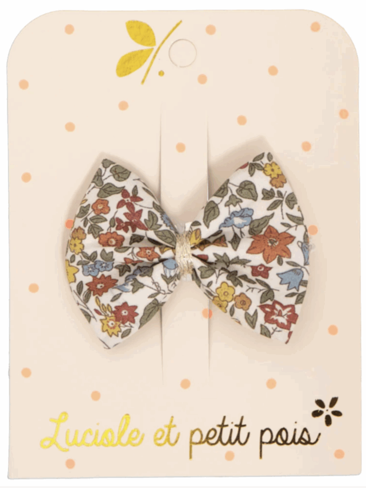 Barrette nœud ruban - Liberty Ava autumn