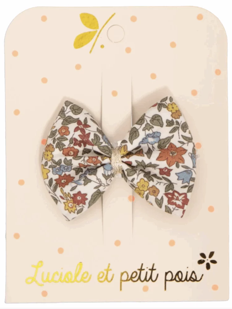 Barrette nœud ruban - Liberty Ava autumn