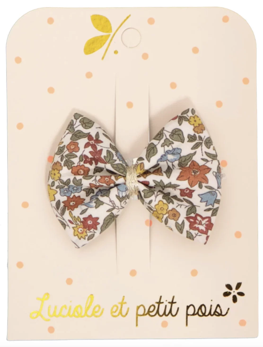 Barrette nœud ruban - Liberty Ava autumn
