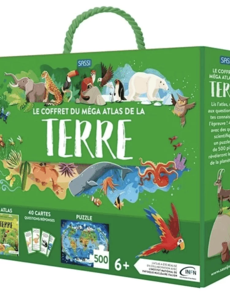 Le coffret du méga atlas de la Terre