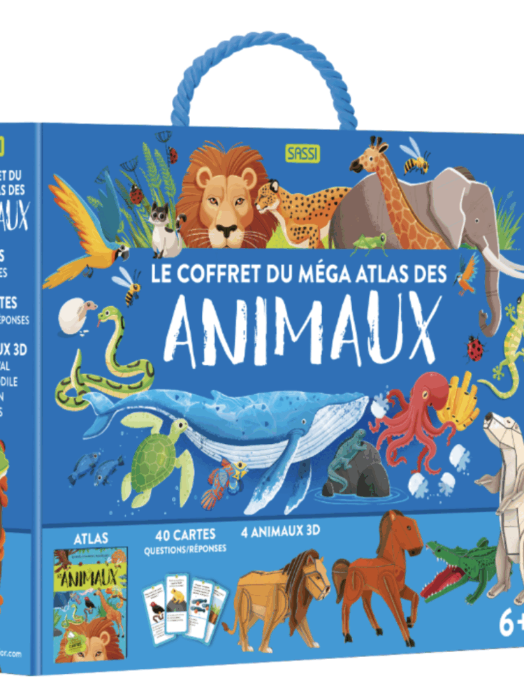 Le coffret du méga atlas des animaux