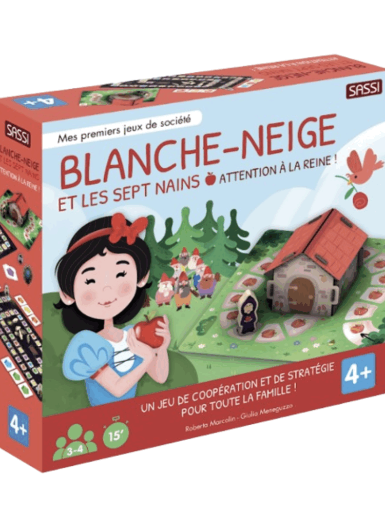 Mes premiers jeux de société. Blanche-Neige et les sept nains. Attention à la reine !