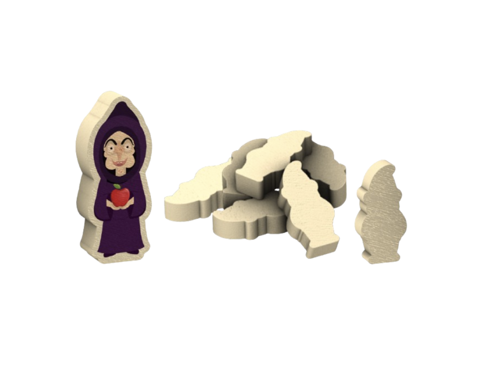 Mes premiers jeux de société. Blanche-Neige et les sept nains. Attention à la reine ! – Image 4