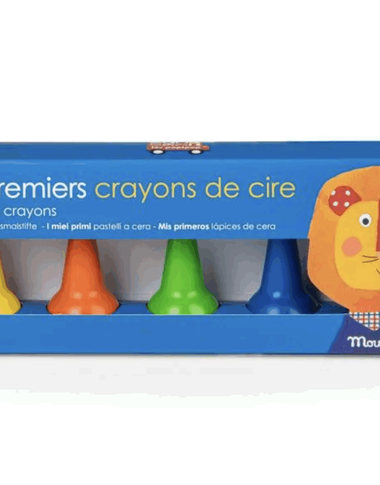5 crayons de cire Les Popipop