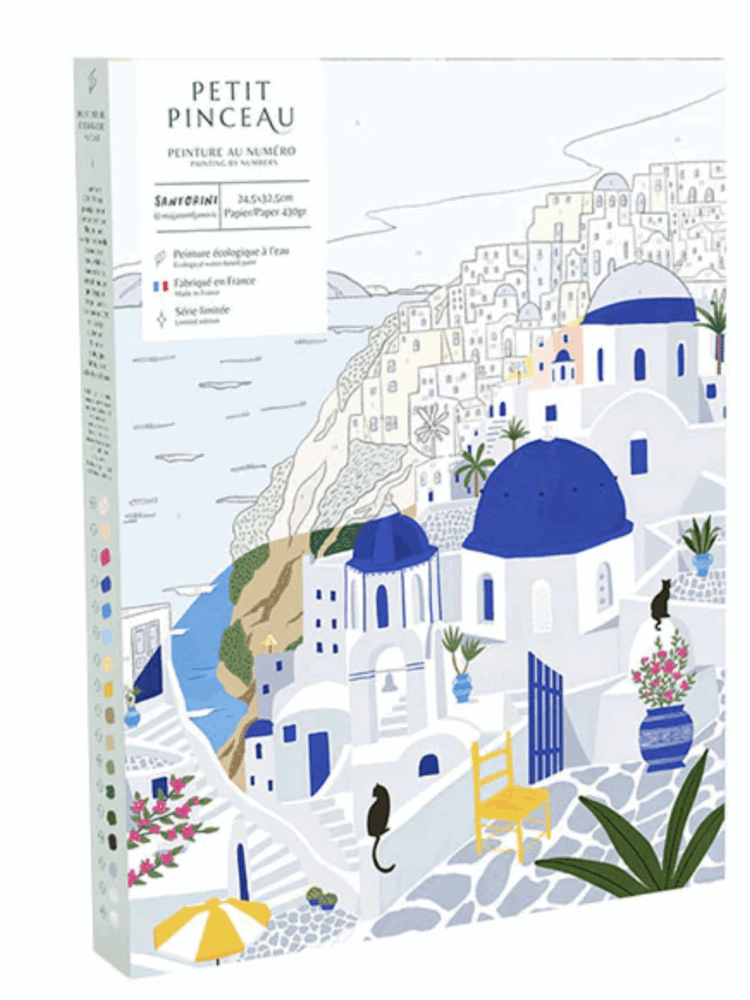 Kit peinture au numéro - Santorini