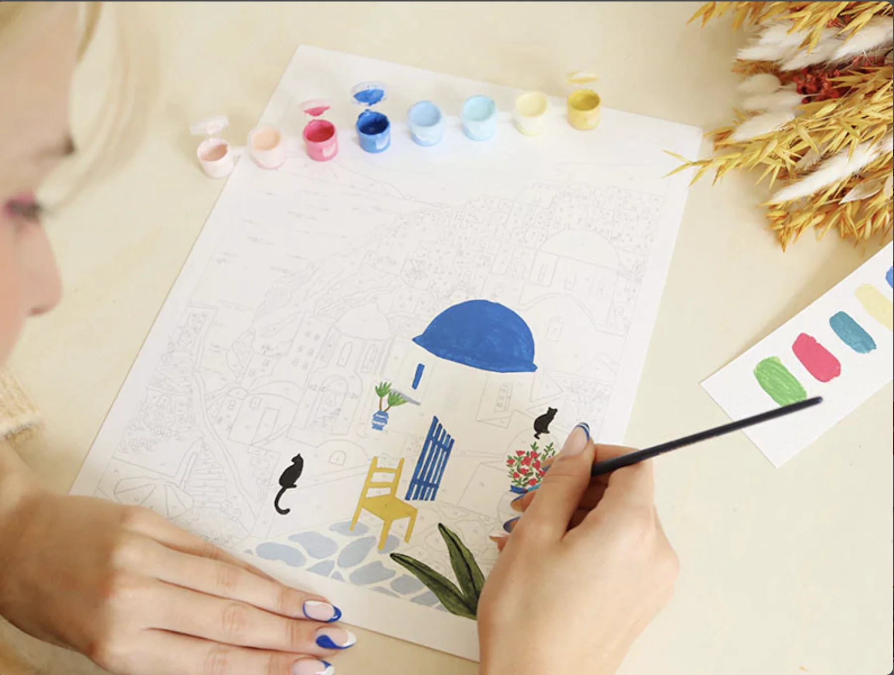 Kit peinture au numéro - Santorini – Image 2