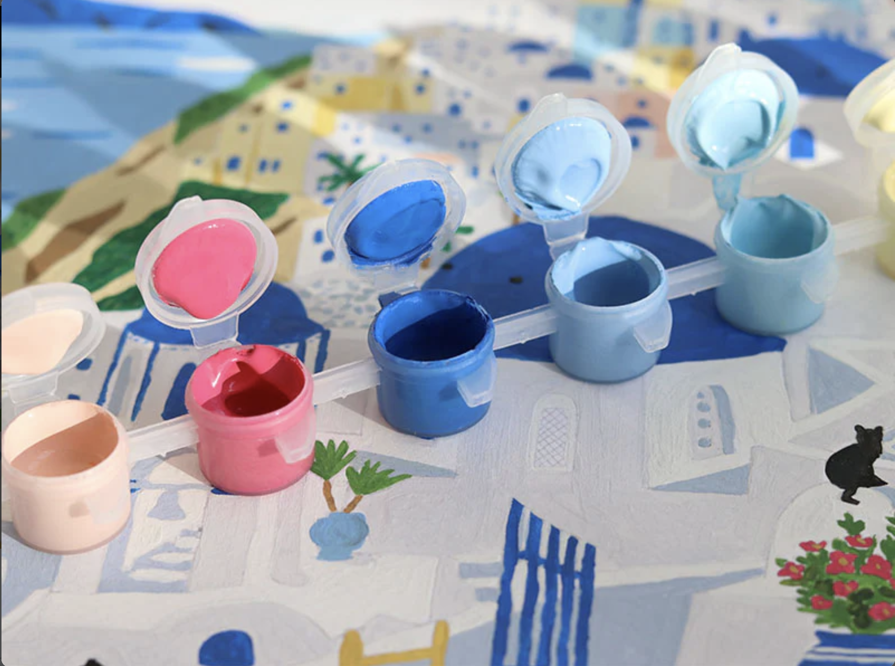 Kit peinture au numéro - Santorini – Image 3