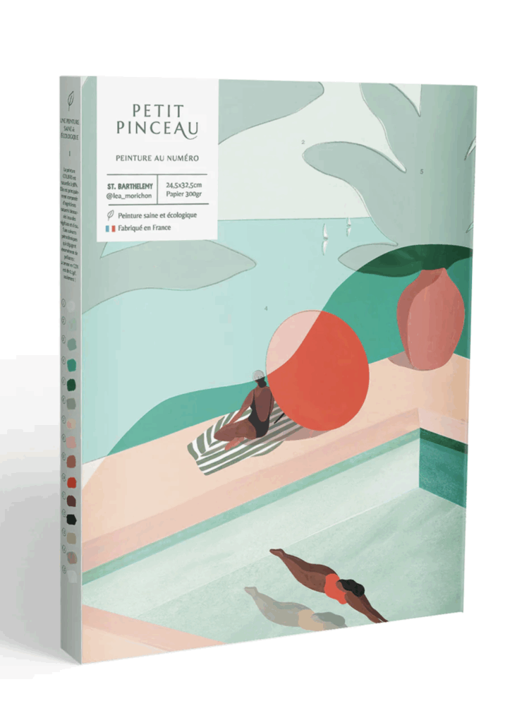 Kit peinture au numéro - St Barthelemy