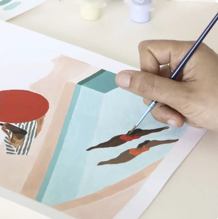 Kit peinture au numéro - St Barthelemy – Image 2