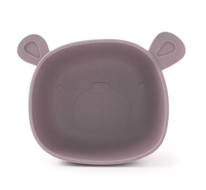 Bol en silicone à ventouse Prune