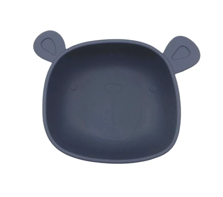 Bol en silicone à ventouse Bleu indigo