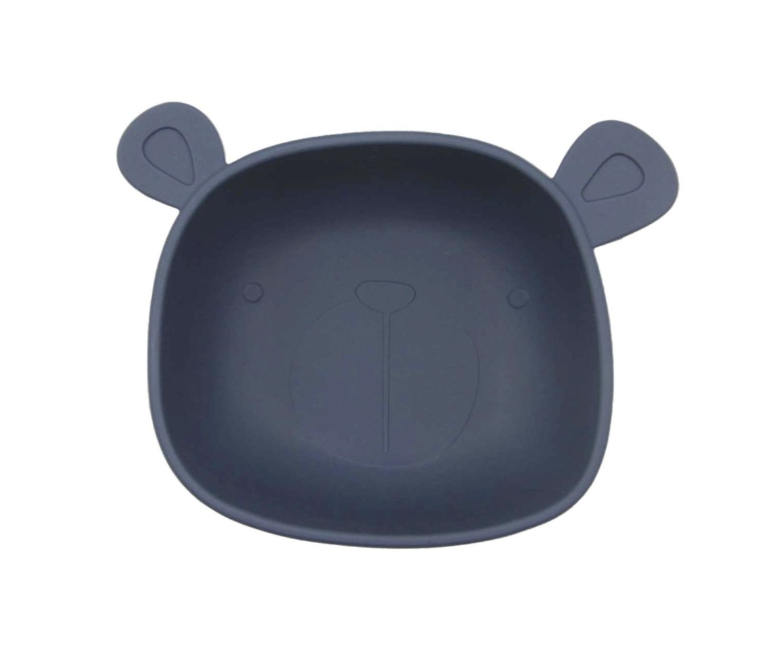 Bol en silicone à ventouse Bleu indigo