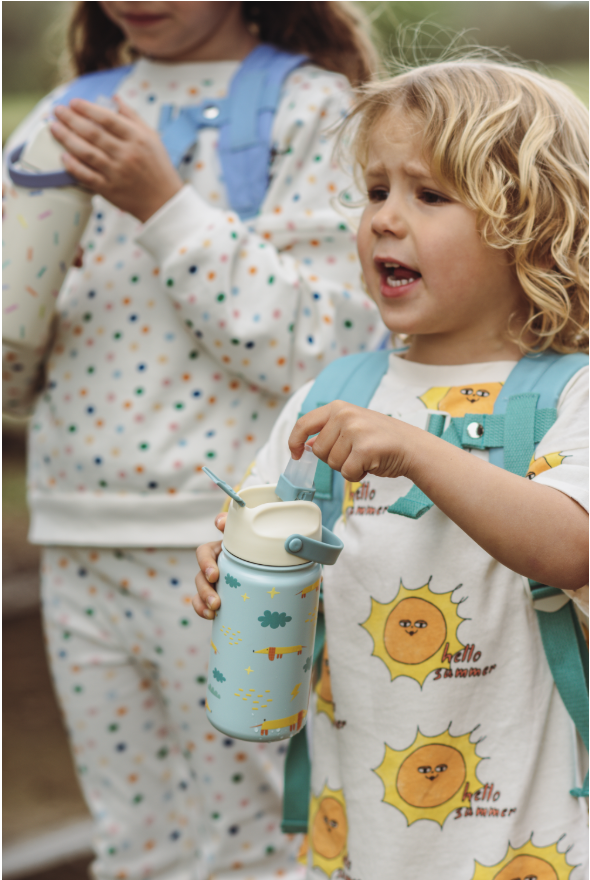 Gourde isotherme en acier inoxydable arc-en-ciel – Image 3