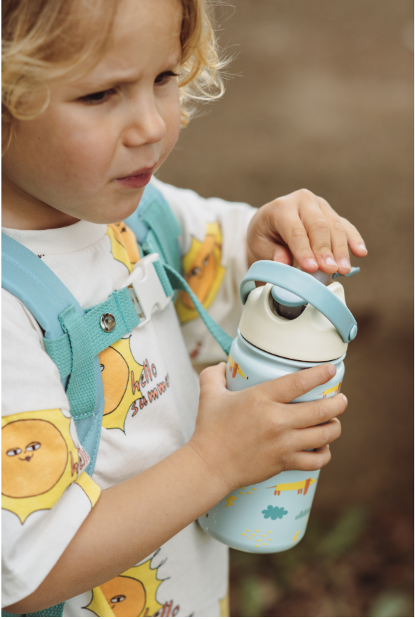 Gourde isotherme en acier inoxydable Tiny Bits – Image 3